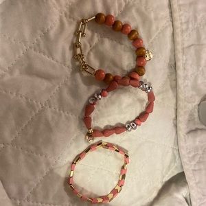 New erimish stretch bracelets. Regular length.‎ This is a beautiful pink stack.